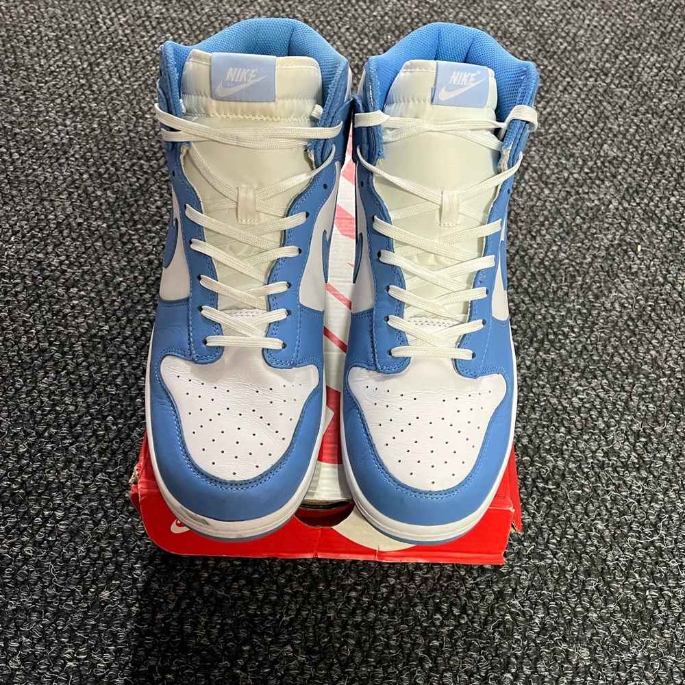 Nike Dunks High University Sky Blue/White Sneakers Size 13